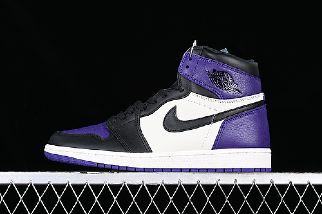 Jordan [555088-501]-[AIR JORDAN 1 COURT PURPLE/WHITE/BLACK]-[WOMAN:36-39]-[MAN:40-47.5], photo 1