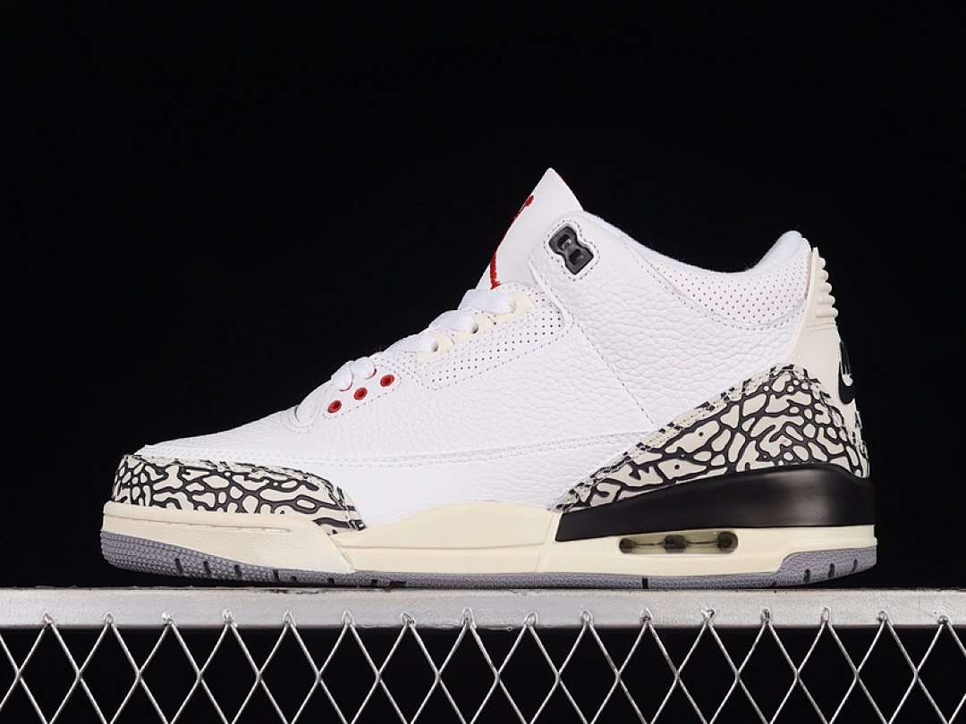 Jordan [DN3707-100]-[AIR JORDAN 3 RETRO CEMENT REIMAGINED SUMMIT WHITE/FIRE RED/BLACK/CEMENT (GREY]), photo 1