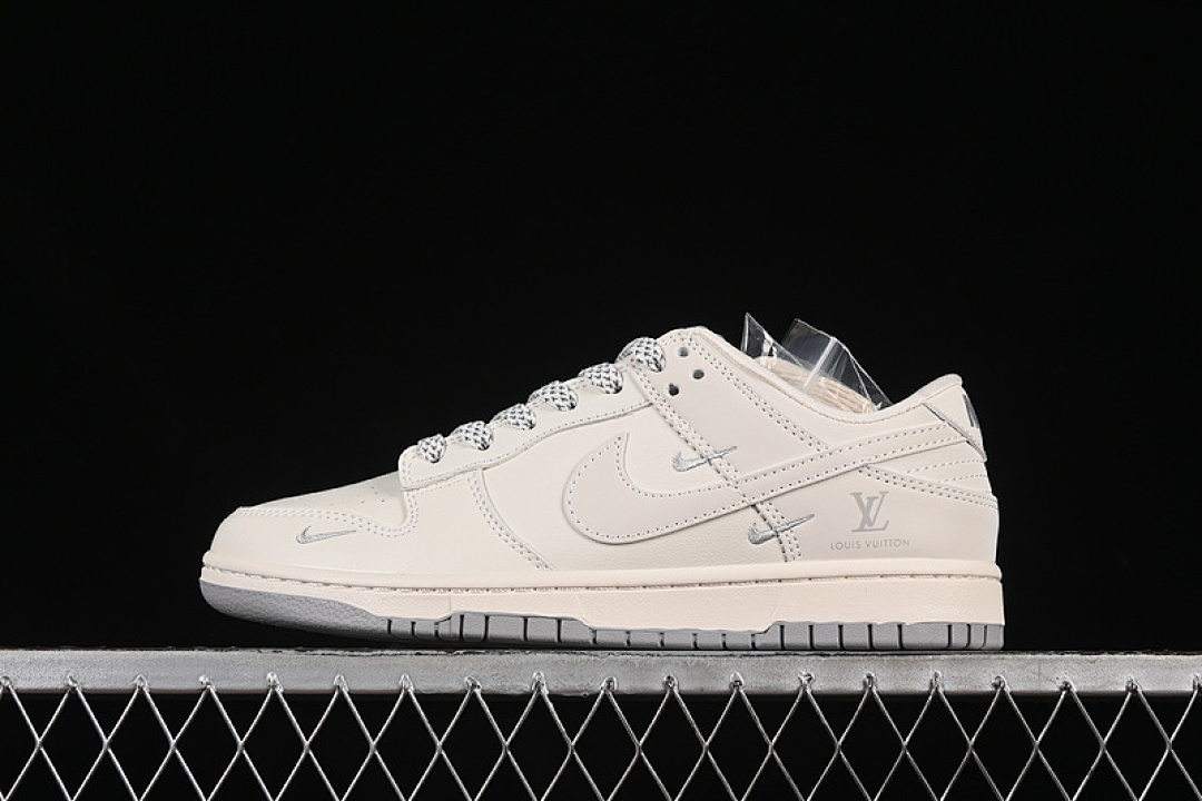 Louis Vuitton [XX3168-180]-[SB DUNK LOW LV WHITE/GREY]-[WOMAN:36-39]-[MAN:40-45], photo 1