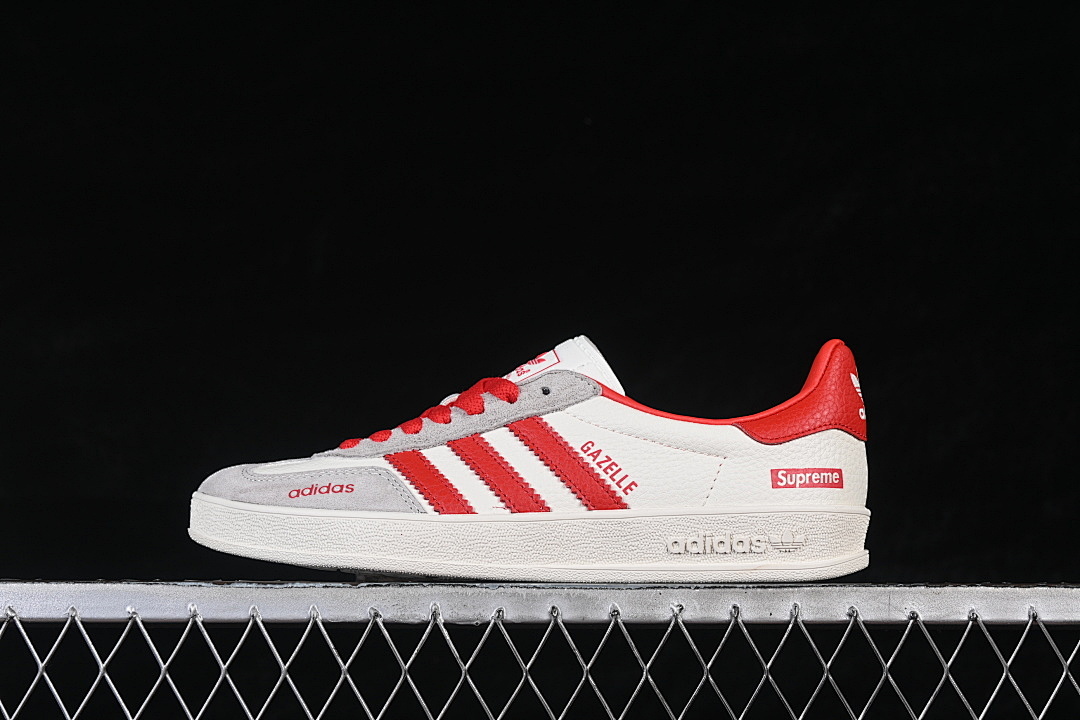 Unbranded [DD6612]-[ORIGINALS GAZELLE INDOOR CASUAL SHOES RED/WHITE/GREY]-[WOMAN:35-39]-[MAN:40-45], photo 1