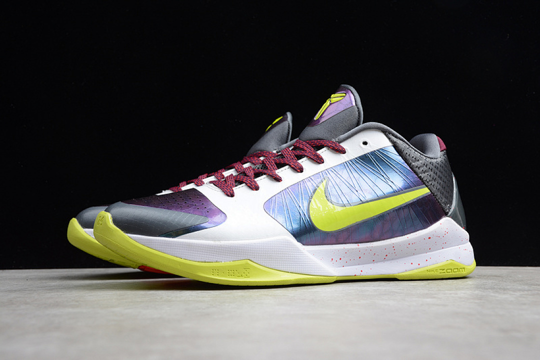 Nike [CD4991-100]-[KOBE 5 PROTRO CHAOS WHITE/CYBER-PURPLE-RED]-[MAN:39-46] - Image 15
