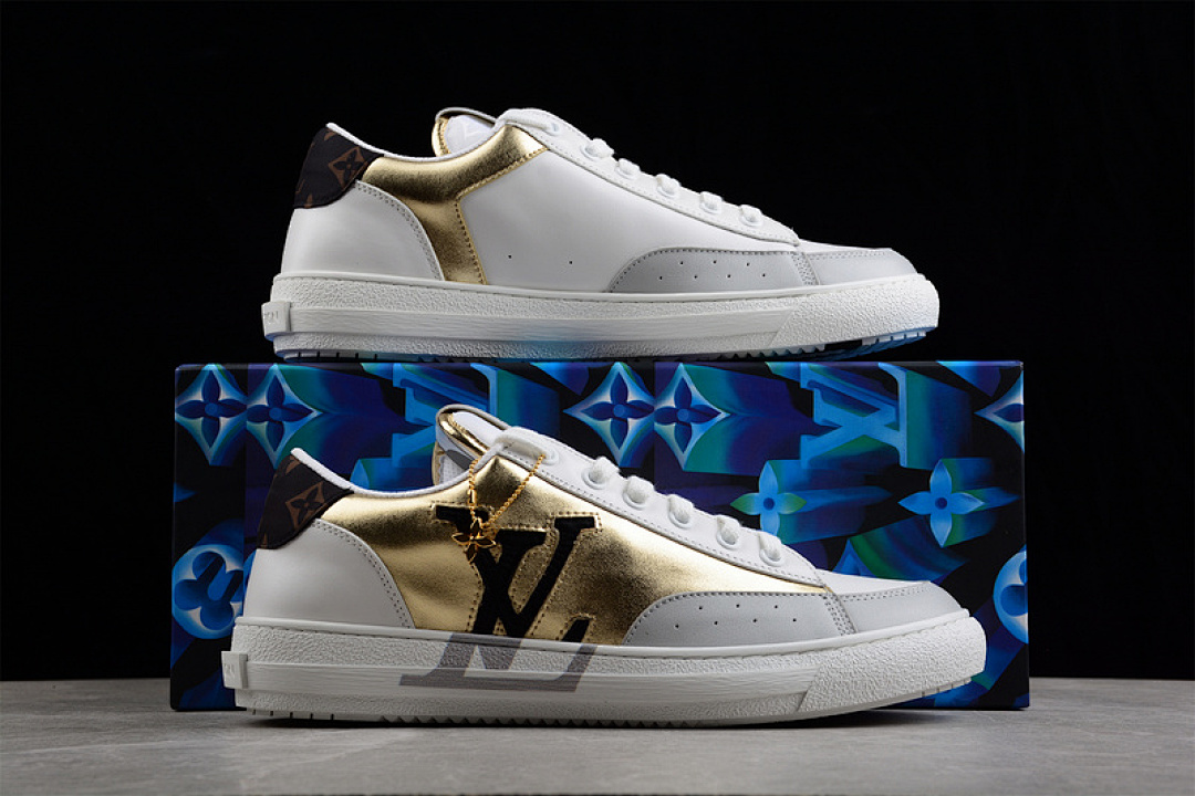Chanel [L*V TRAINER 21SS SNEAKERS WHITE/LIGHT GREY/GOLD]-[WOMAN:35-39]-[MAN:40-45] - Image 16