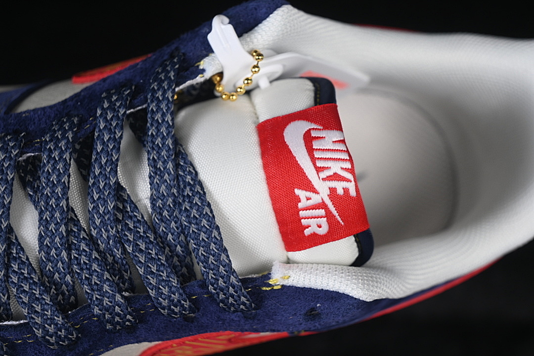 Nike [QW5288-136]-[AIR FORCE 1 07 LOW CASUAL SNEAKERS WHITE/NAVY BLUE/RED]-[WOMAN:36-39]-[MAN:40-45] - Image 9