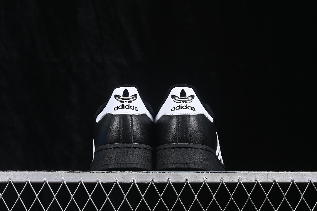 Unbranded [JI0079]-[SUPERSTAR II SHELL TOE CASUAL SNEAKERS BLACK/HITE]-[WOMAN:35-39]-[MAN:40-45] - Image 13