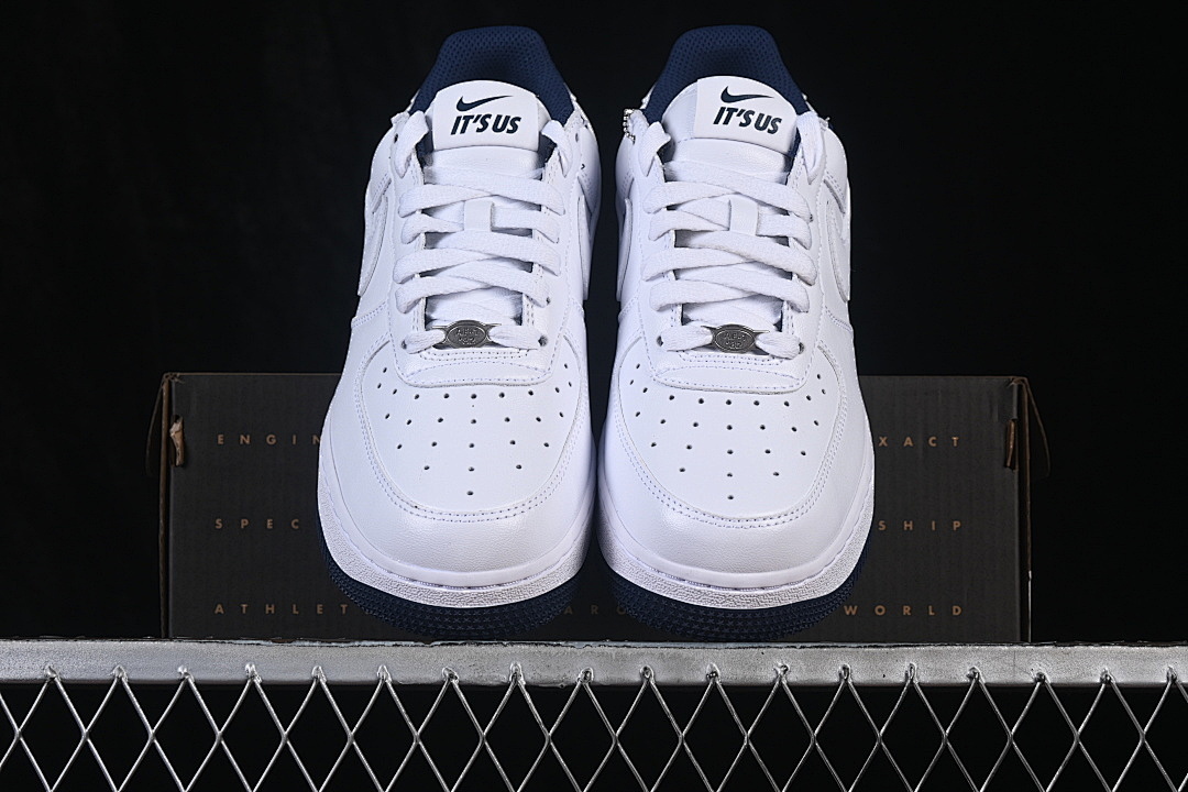Nike [IB5720-100]-[AIR FORCE 1 LOW WHITE/WHITE/MIDNIGHT NAVY/DARK POWDER BLUE]-[MAN:40-47.5] - Image 13
