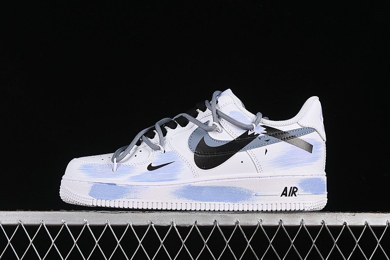 Nike Nike AIR FORCE 1 07 LOW WHITE/GREY/BLACK/BLUE · ZH0316-029, photo 1