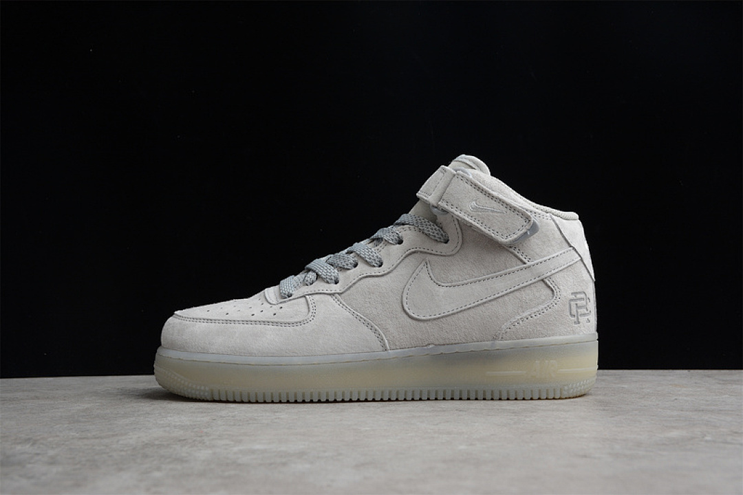 Nike [GB1119-198]-[REIGNING CHAMP X AIR FORCE 1 MID WOLF GREY/WOLF GREY]-[UNISEX:36-45], photo 1