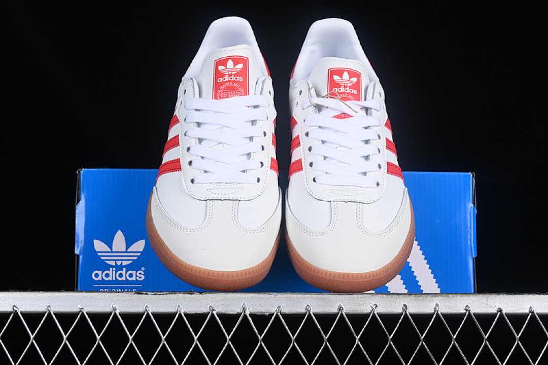 Adidas [IF6513]-[SAMBA VEGAN OG CLOUD WHITE/SOLAR RED/OFF WHITE]-[WOMAN:35-39]-[MAN:40-45] - Image 14