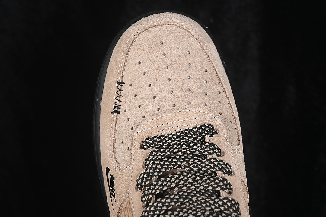 Nike [LD1999-028]-[AIR FORCE 1 07 LOW CASUAL SNEAKERS BROWN/BLACK]-[WOMAN:36-39]-[MAN:40-45] - Image 9