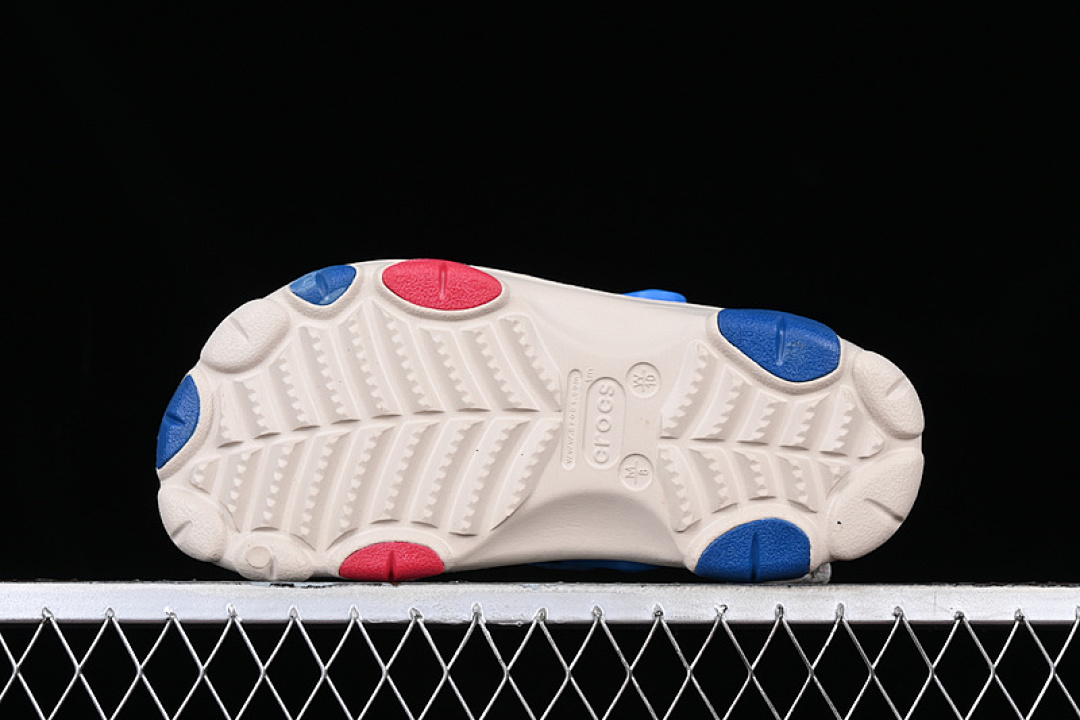 Crocs [CROCS CLASSIC CLOG GREY/BLUE/RED]-[WOMAN:37-39]-[MAN:40-46] - Image 9