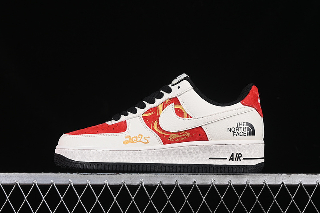 Nike [DM6688-028]-[AIR FORCE 1 07 LOW WHITE/BLACK/RED]-[WOMAN:36-39]-[MAN:40-45] - Image 2