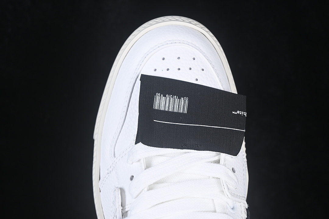 Unbranded [3.0 COURT ROUND TOED LACE UP CASUAL SNEAKERS WHITE/PURE WHITE]-[WOMAN:36-39]-[MAN:40-47] - Image 9