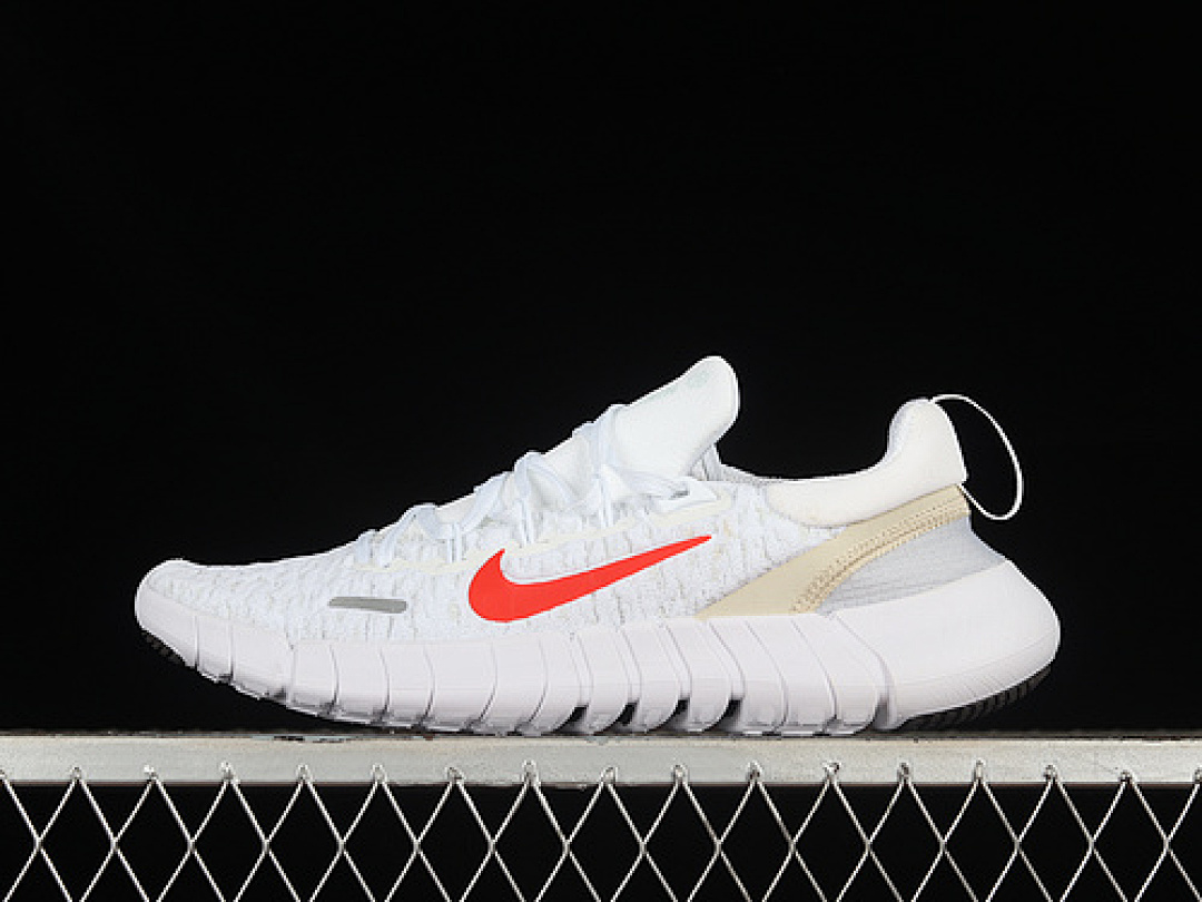 Off-White [CZ1884-101]-[FREE RUN 5 0 WHITE/OFF WHITE/PURE PLATINUM/SIREN RED]-[WOMAN:36-39]-[MAN:40-45], photo 1