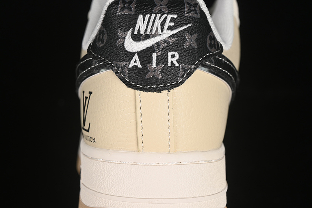 Nike [ZH2598-308]-[AIR FORCE 1 07 LOW LV WHITE/GREY/BLACK/BROWN]-[WOMAN:36-39]-[MAN:40-45] - Image 7