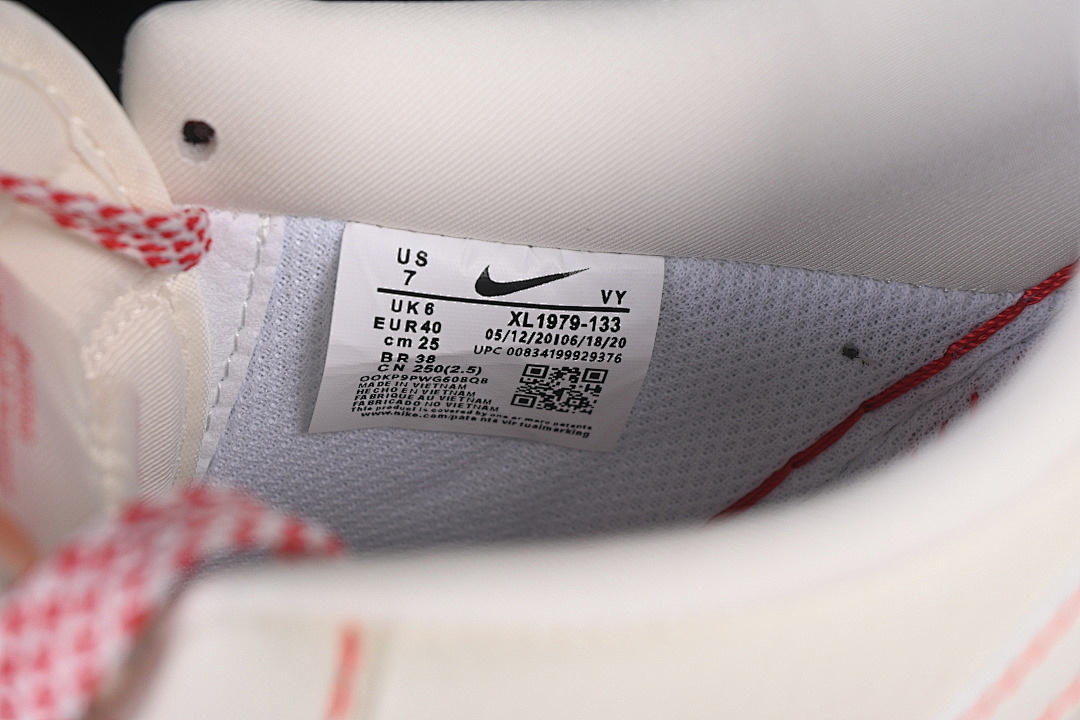 Nike [XL1979-133]-[AIR FORCE 1'07 LOW WHITE/RED]-[WOMAN:36-39]-[MAN:40-45] - Image 6