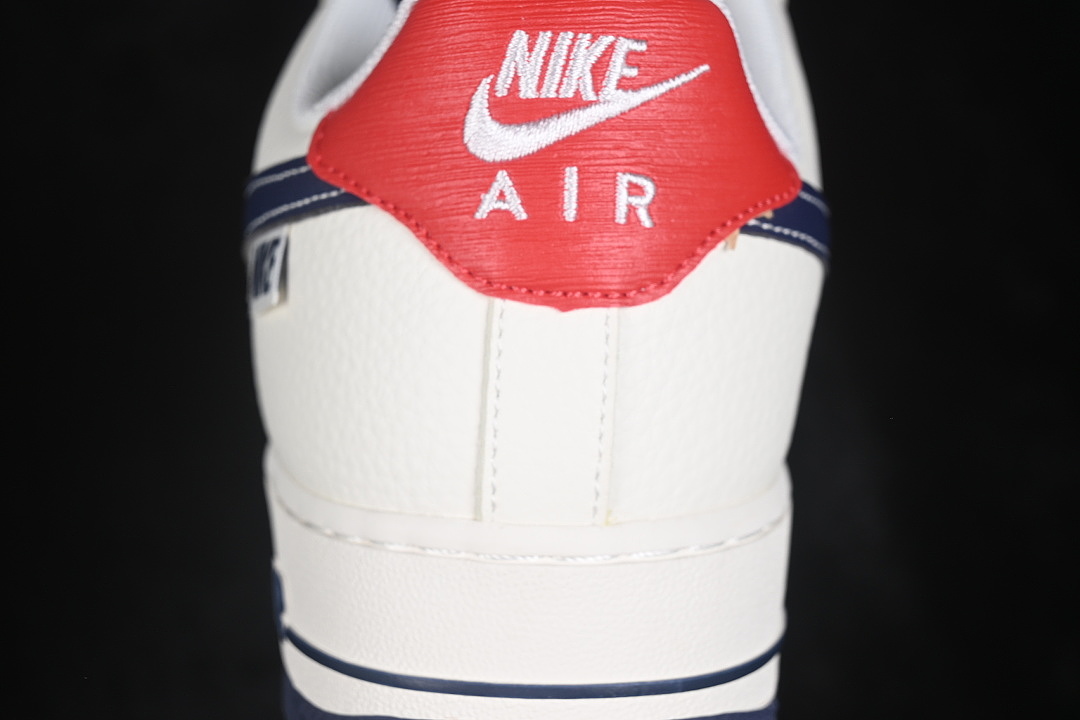 Nike [DN9688-124]-[AIR FORCE 1 07 LOW CASUAL SNEAKERS WHITE/NAVY BLUE/RED]-[WOMAN:36-39]-[MAN:40-45] - Image 7