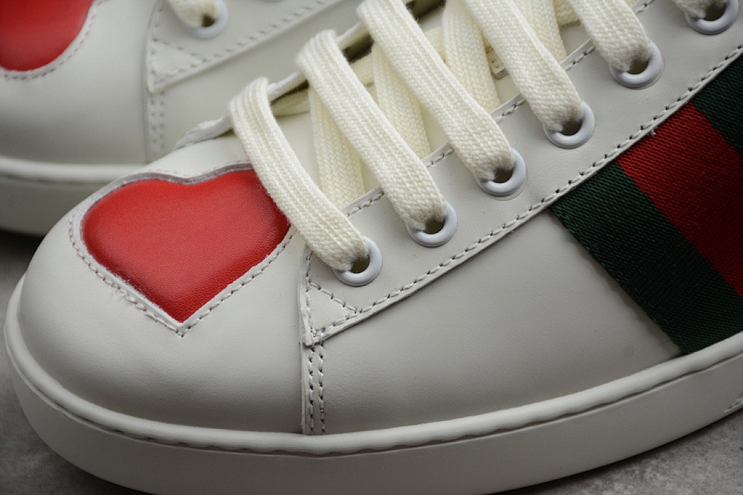 Gucci [GU*CCI ACE EMBROIDERED LOW-TOP SNEAKER WHITE/GREEN/RED]-[WOMAN:35-39]-[MAN:40-44] - Image 9
