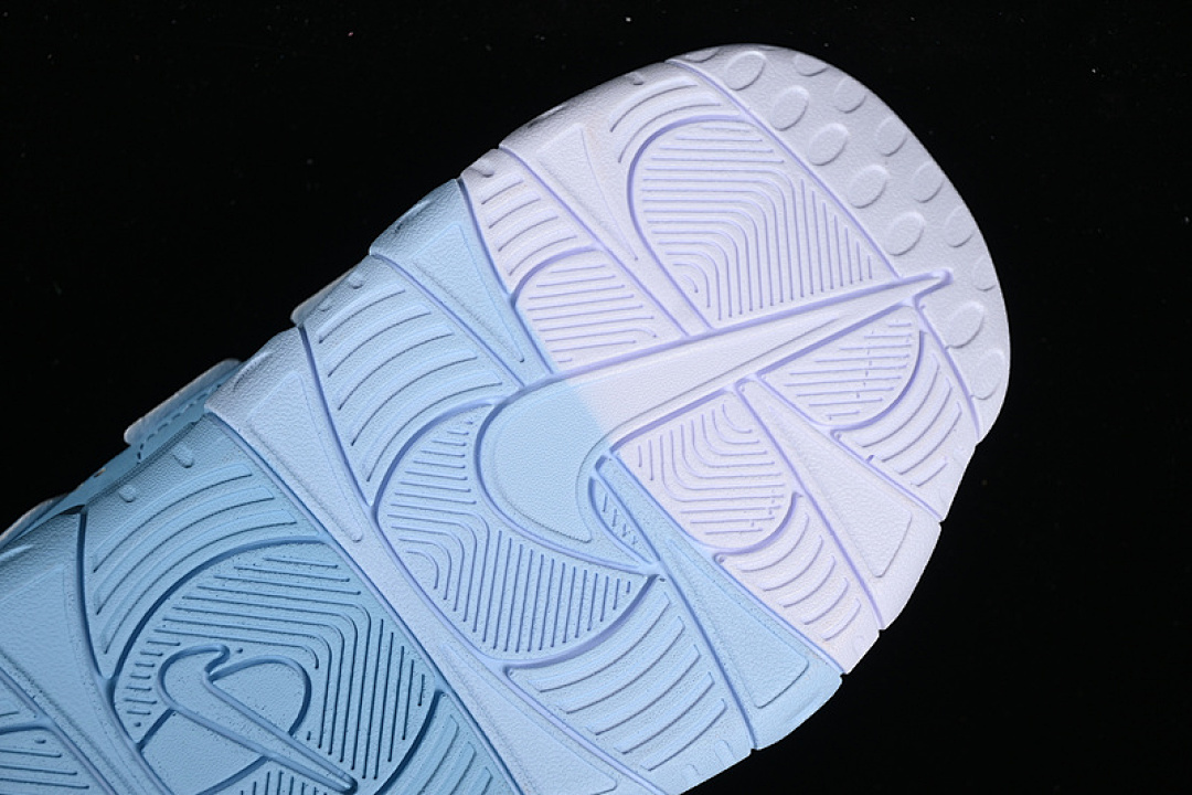 Nike [FJ2708-001]-[AIR MORE UPTEMPO SLIDE WHITE/BLUE]-[WOMAN:36-39]-[MAN:40-46] - Image 3