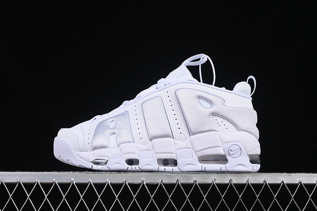 Nike [FZ3055-100]-[AIR MORE UPTEMPO LOW WHITE/WHITE]-[WOMAN:36-39]-[MAN:40-47.5], photo 1