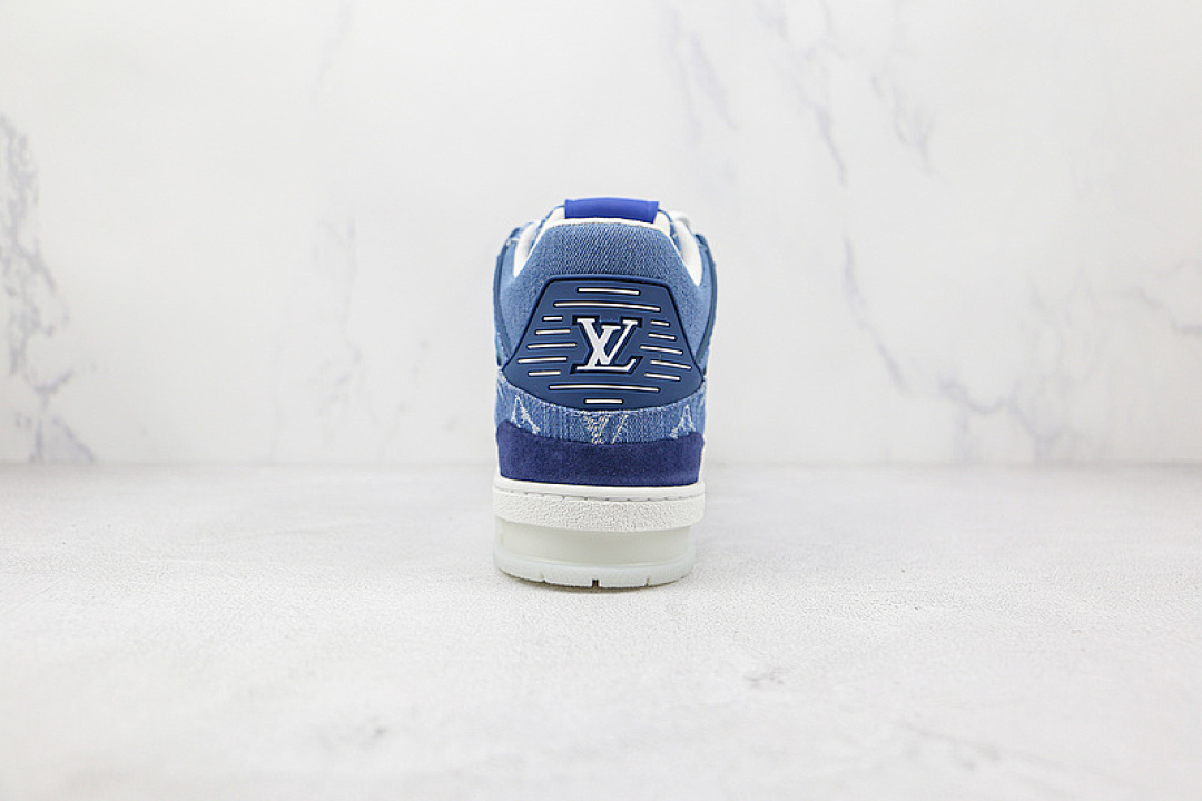 Louis Vuitton [L*V 2022 TRAINER SNEAKERS BLUE/DARK BLUE/WHITE]-[MAN:38-45] - Image 10