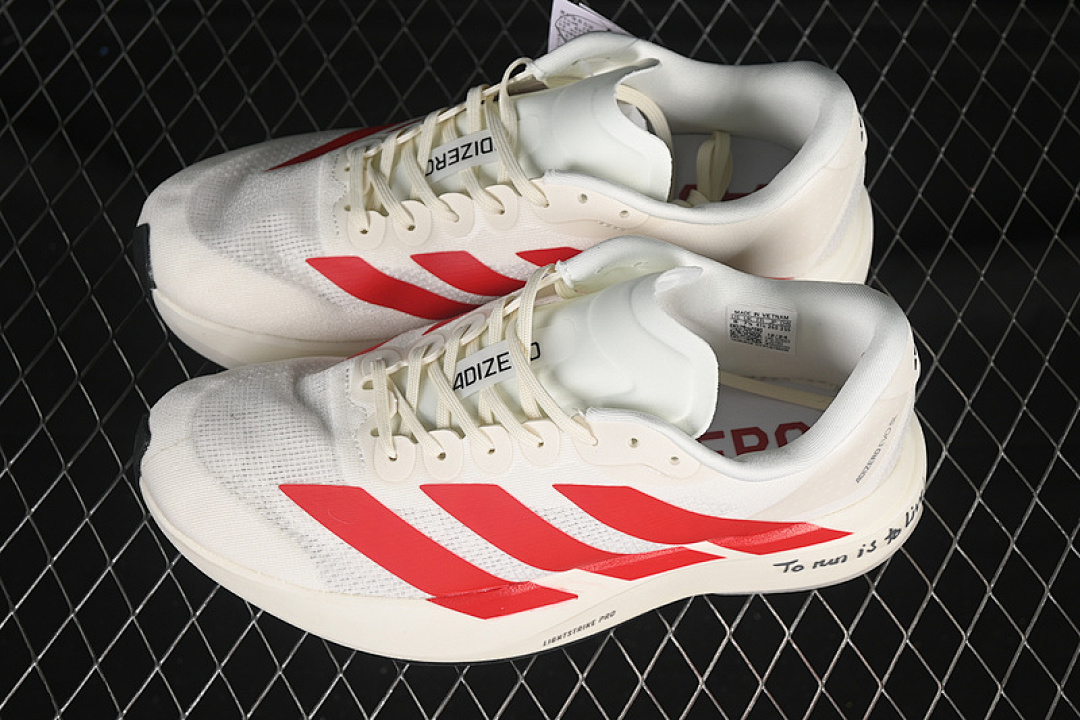 Adidas [JS1182]-[ADIZERO EVO SL WHITE/RED]-[WOMAN:36-39]-[MAN:40-45] - Image 11