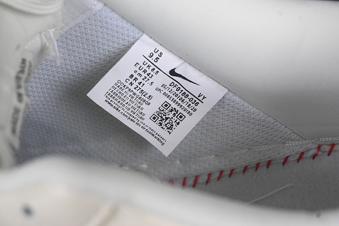 Nike [DF0188-036]-[AIR FORCE 1 07 LOW WHITE/GREY]-[WOMAN:36-39]-[MAN:40-45] - Image 6