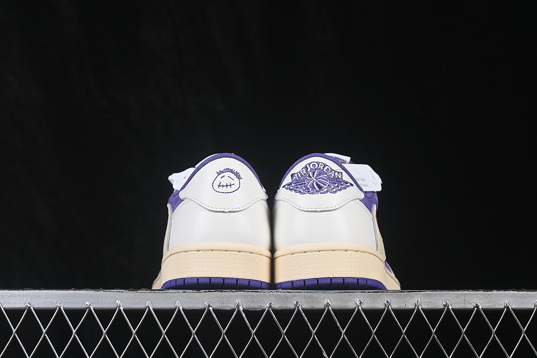 Jordan [DM7866-117]-[AIR JORDAN 1 LOW OG AJ1 INVERTED HOOK PURPLE/BEIGE]-[WOMAN:36-39]-[MAN:40-47.5] - Image 13