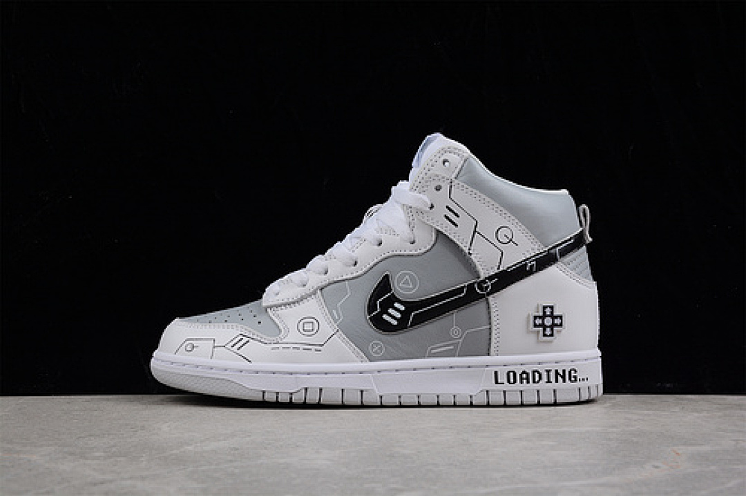 Unbranded [CZ8149-101]-[SB DUNK HIGH WHITE/BLACK/GREY]-[WOMAN:36-39]-[MAN:40-47.5], photo 1