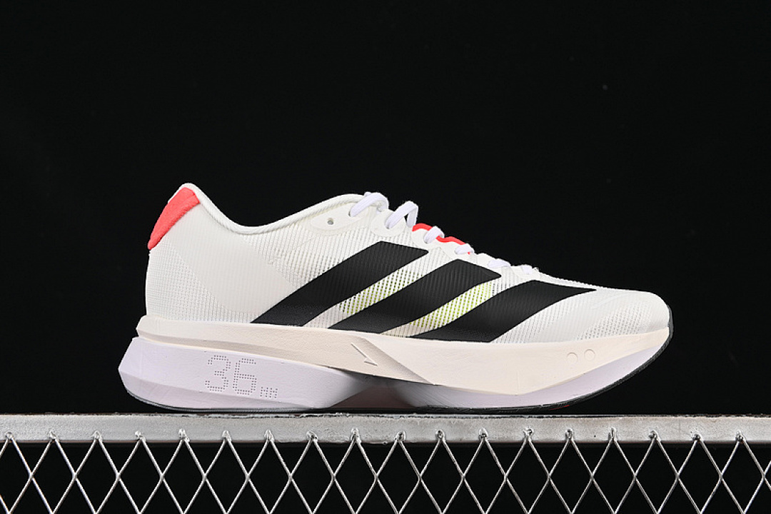 On Running [JS4932]-[ADIZERO BOSTON 13 WHITE/BLACK/ORANGE]-[WOMAN:36-39]-[MAN:40-46] - Image 16