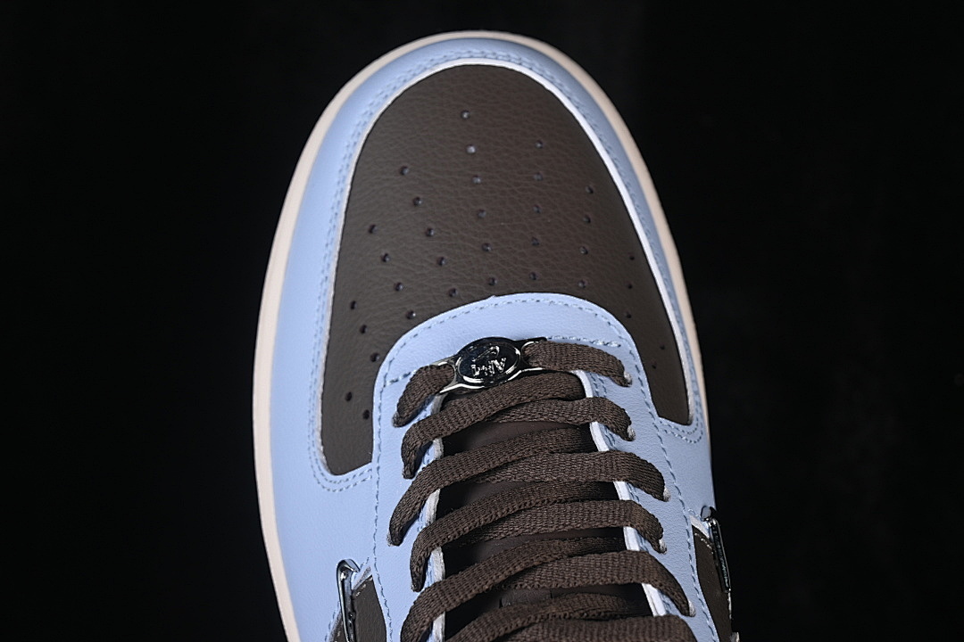 Nike [IV4089-011]-[AIR FORCE 1 LOW HYDROGEN BLUE/IRON GREY]-[WOMAN:35.5-39]-[MAN:40-45] - Image 10