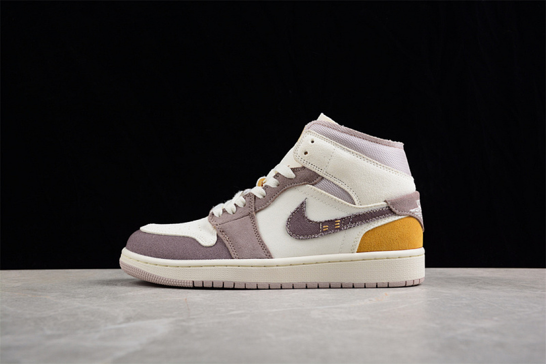 Jordan [DM9652-102]-[AIR JORDAN 1 MID SE CRAFT INSIDE OUT SAIL/TAUPE HAZE/FOSSIL STONE/CELESTIAL (GOLD]), photo 1