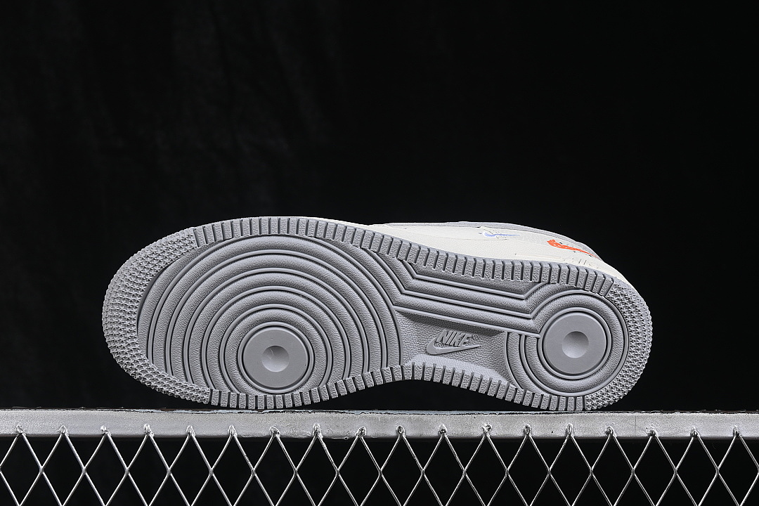Nike [NH0601-605]-[AIR FORCE 1 07 LOW CASUAL SNEAKERS LIGHT GRAY/WHITE]-[WOMAN:36-39]-[MAN:40-45] - Image 14