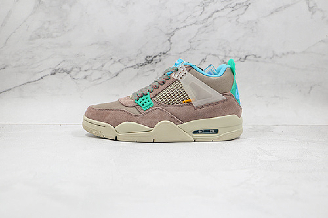 Jordan [DJ5718-242]-[UNION X AIR JORDAN 4 30TH ANNIVERSARY TAUPE HAZE/BLUE FURY-KHAKI-ROMA (GREEN]), photo 1