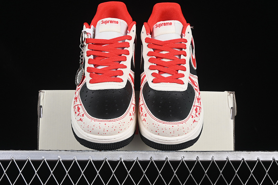 Nike [DF0188-020]-[AIR FORCE 1 07 LOW WHITE/RED/BLACK]-[WOMAN:36-39]-[MAN:40-45] - Image 13