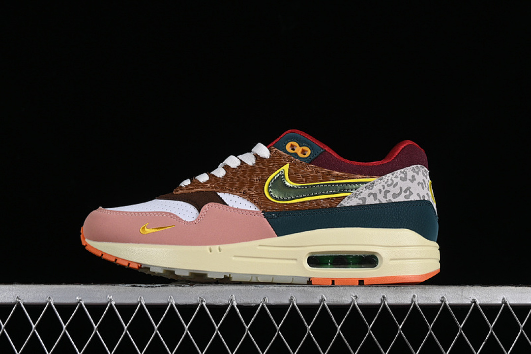 Unbranded [HO2639-100]-[AIR MAX 1 PE WHITE/PINK/BROWN/RED/GREEN/GREY]-[WOMAN:36-39]-[MAN:40-47.5], photo 1
