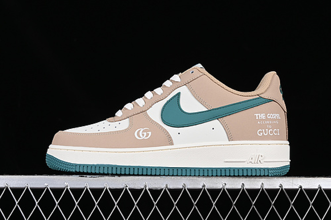 Nike Nike AIR FORCE 1 07 LOW WHITE/GREY/GREEN · BS9055-723, photo 1