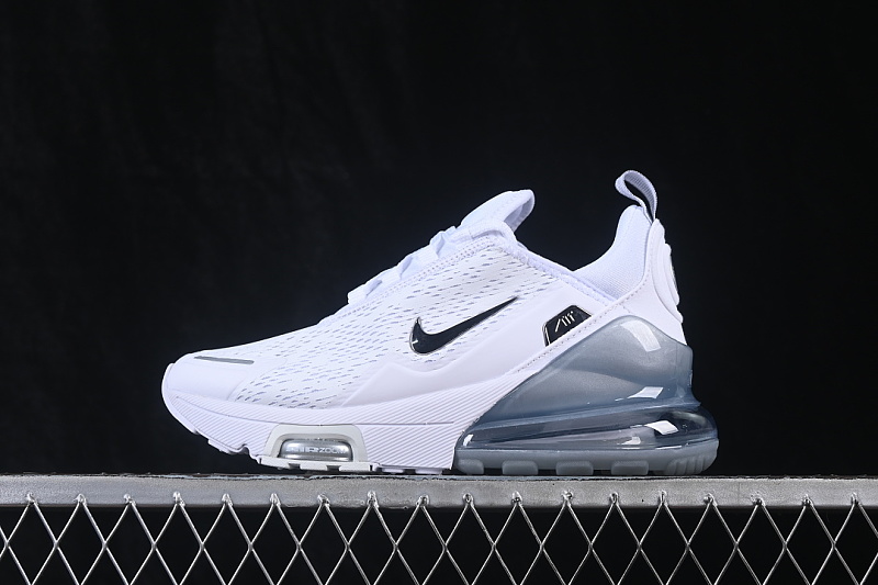 Nike AIR MAX 270 PREMIUM AIR CUSHION SHOES WHITE/GREY · IO9883-104, photo 1