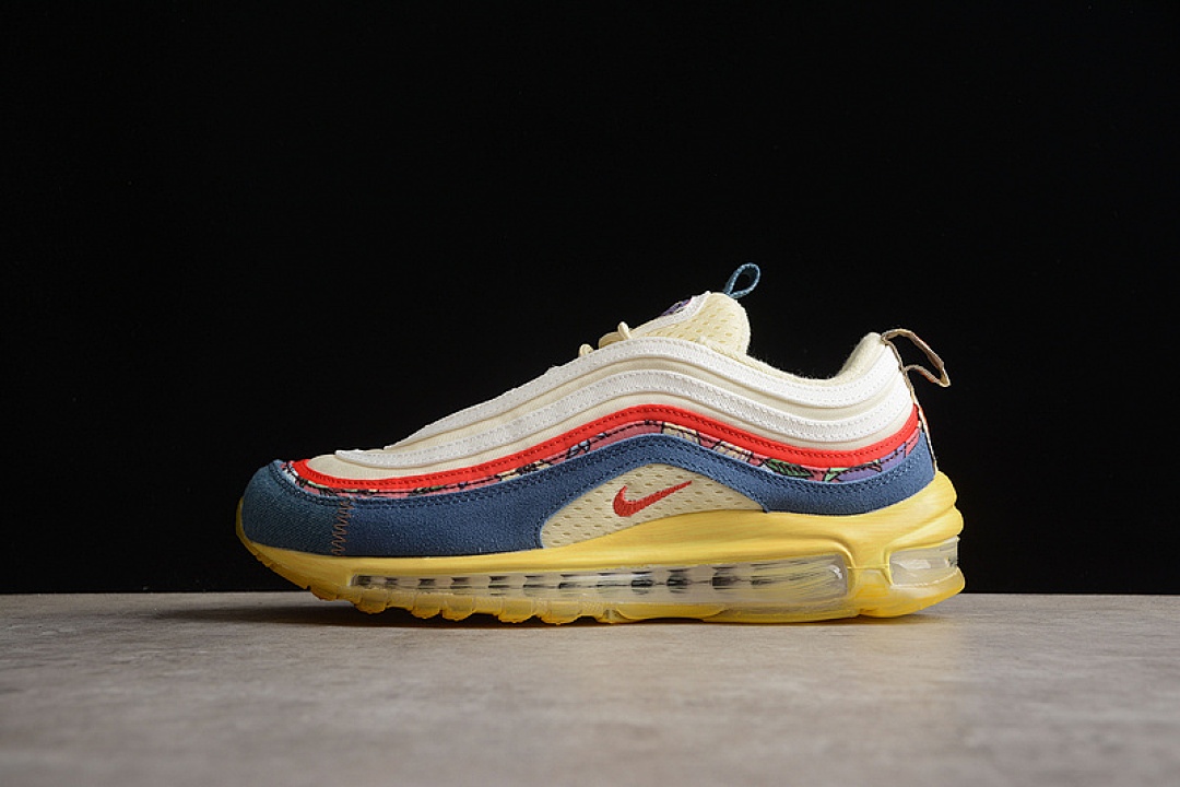 Nike AIR MAX 97 COCONUT MILK/TRACK RED/FOSSIL · DV1486-162, photo 1