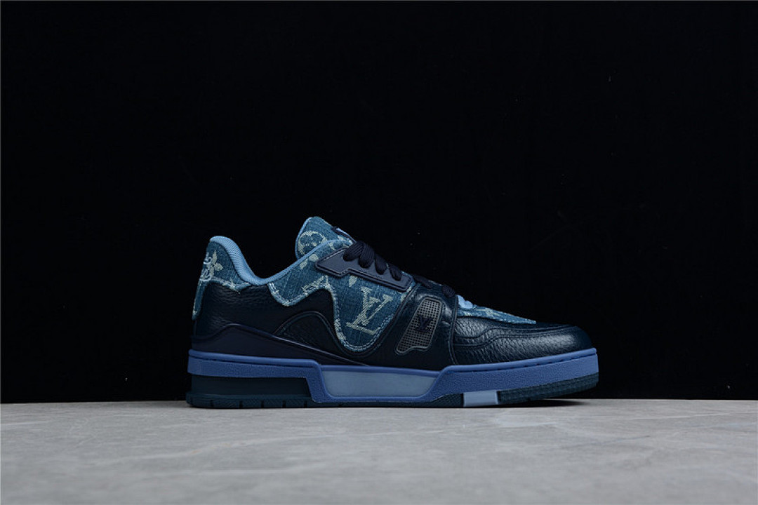 Louis Vuitton [L*V TRAIL SNEAKERS BLACK/BLACK/NAVY BLUE]-[MAN:38-45] - Image 13