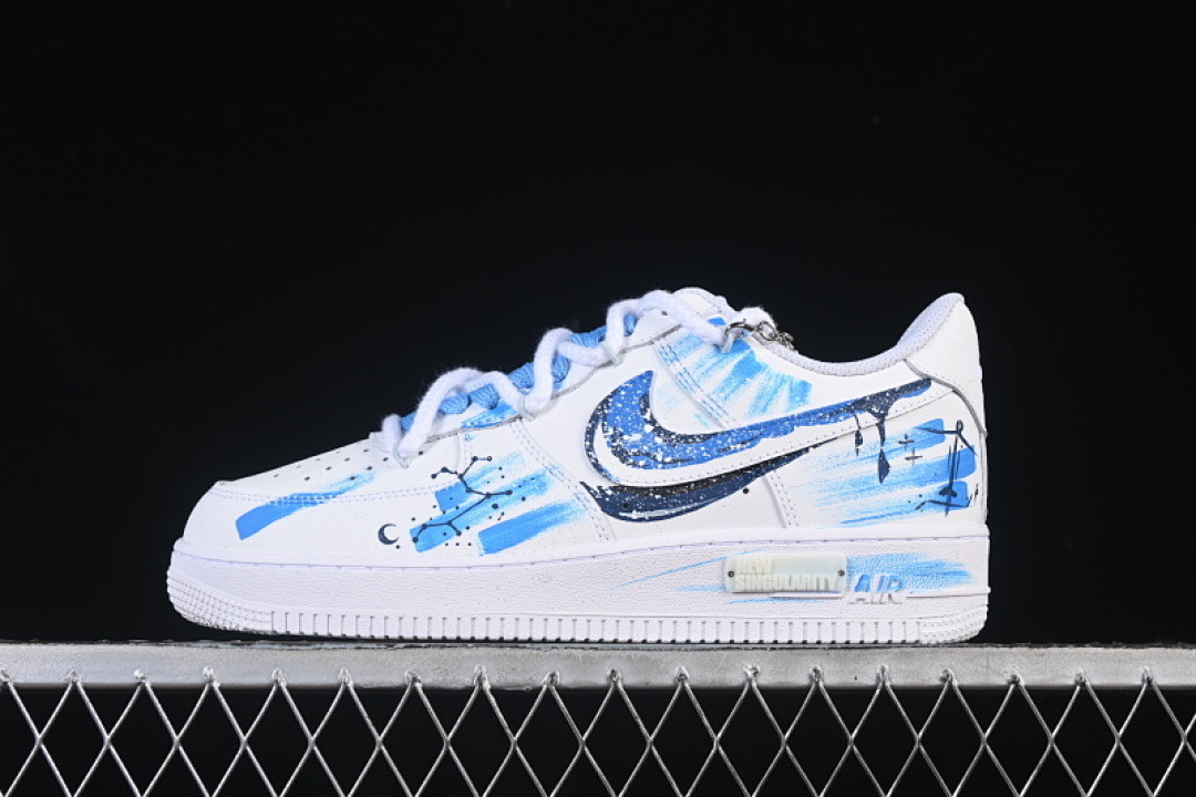 Nike Nike AIR FORCE 1 07 LOW SAGITTARIUS WHITE/BLUE · 11231221, photo 1