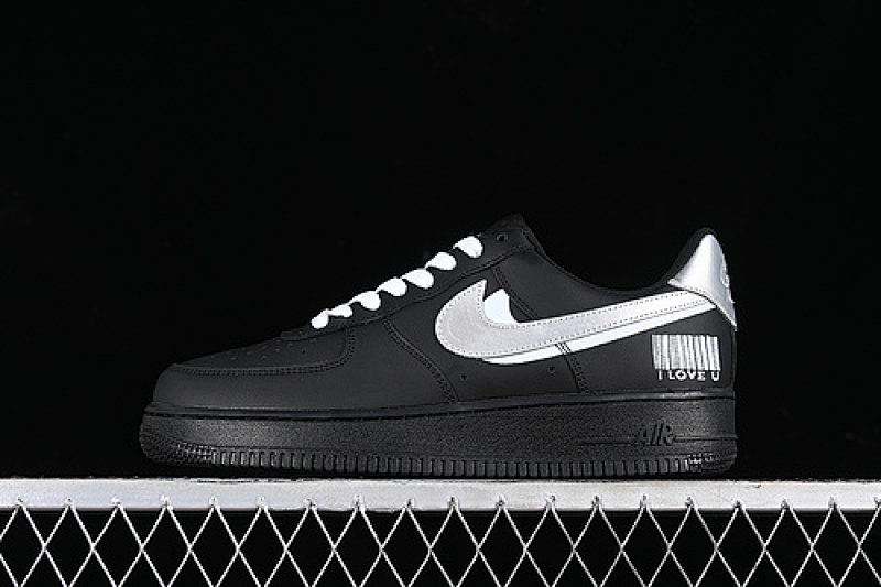 Nike Nike AIR FORCE 1 07 LOW WHITE/BLACK/SILVER · CW2288-016, photo 1