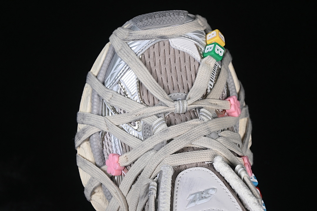 Balenciaga [W3XBD9188]-[EXTREME LACES FASHIONABLE RUNNING SHOES GREY/WHITE]-[WOMAN:35-39]-[MAN:40-46] - Image 11