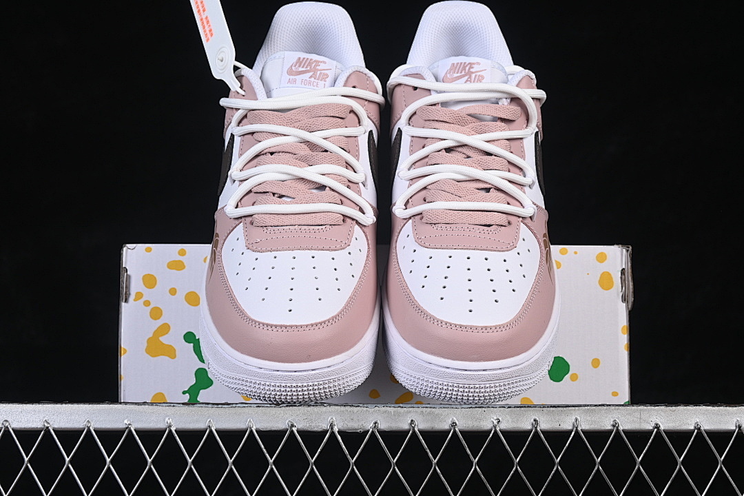 Nike [CV8688-578]-[AIR FORCE 1 07 LOW WHITE/PINK]-[WOMAN:36-39]-[MAN:40-45] - Image 13