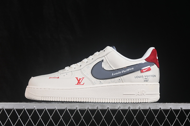 Nike Nike AIR FORCE 1 07 LOW CASUAL SNEAKERS DARK GRAY/WHITE · MM3399-830, photo 1