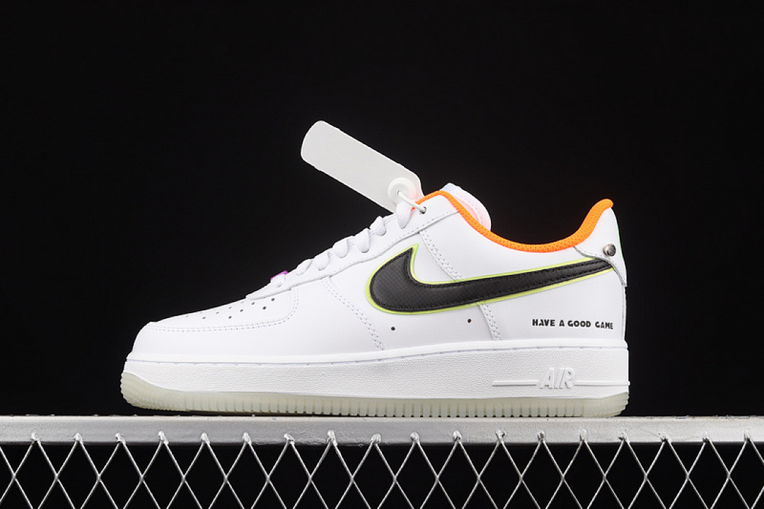 Nike [DO2333-101]-[AIR FORCE 1 LOW HAVE A GOOD GAME WHITE/BRIGHT ORANGE/BLACK]-[UNSIEX:36-45], photo 1