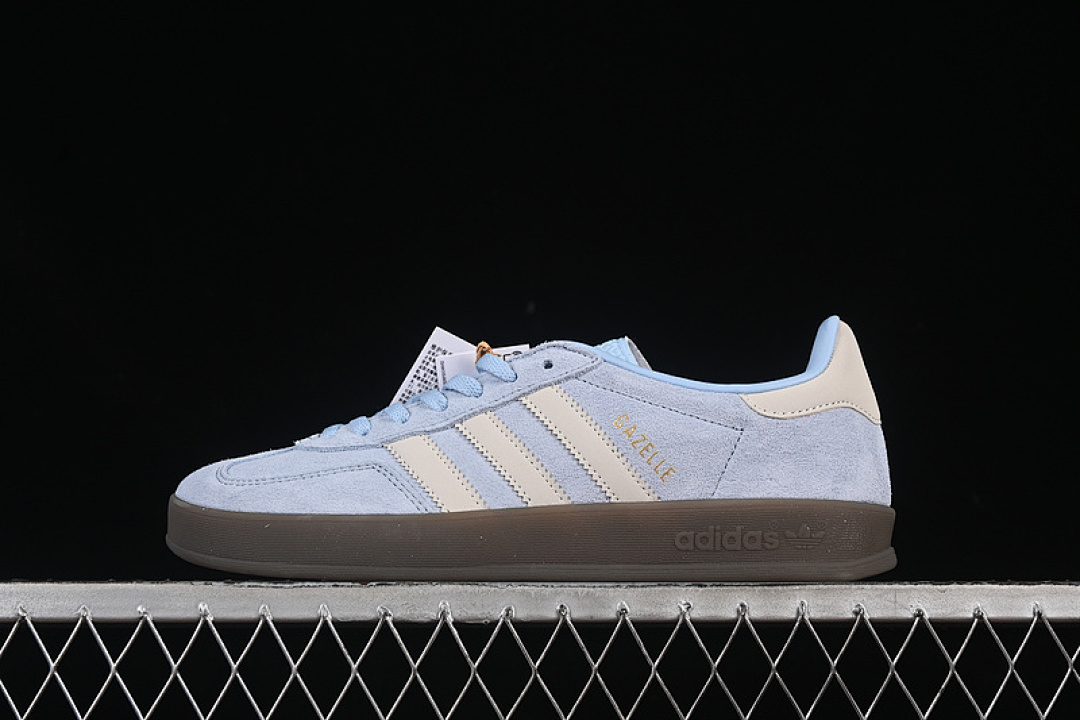 Off-White [JI2717]-[ORIGINALS GAZELLE INDOOR CLEAR SKY/OFF WHITE/GUM]-[WOMAN:36-39]-[MAN:40-45], photo 1