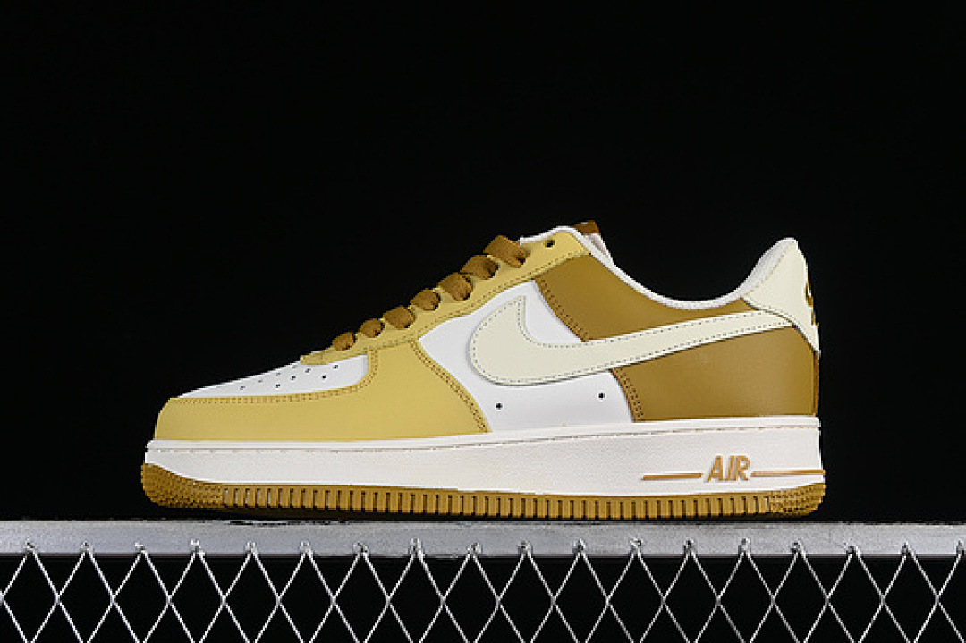 Nike [FZ4034-716]-[AIR FORCE 1 07 LOW BRONZINE/COCONUT MILK/SATURN GOLD/SAIL]-[UNISEX:36-45], photo 1