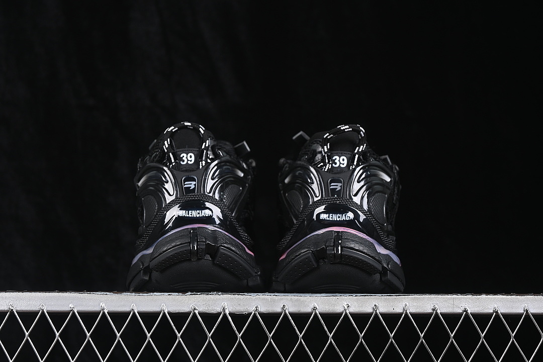 Balenciaga [WRNLD1000]-[BALENCIAGA RUNNER LED RETRO CASUAL SHOES BLACK/INKINESS]-[WOMAN:35-39]-[MAN:40-46] - Image 14
