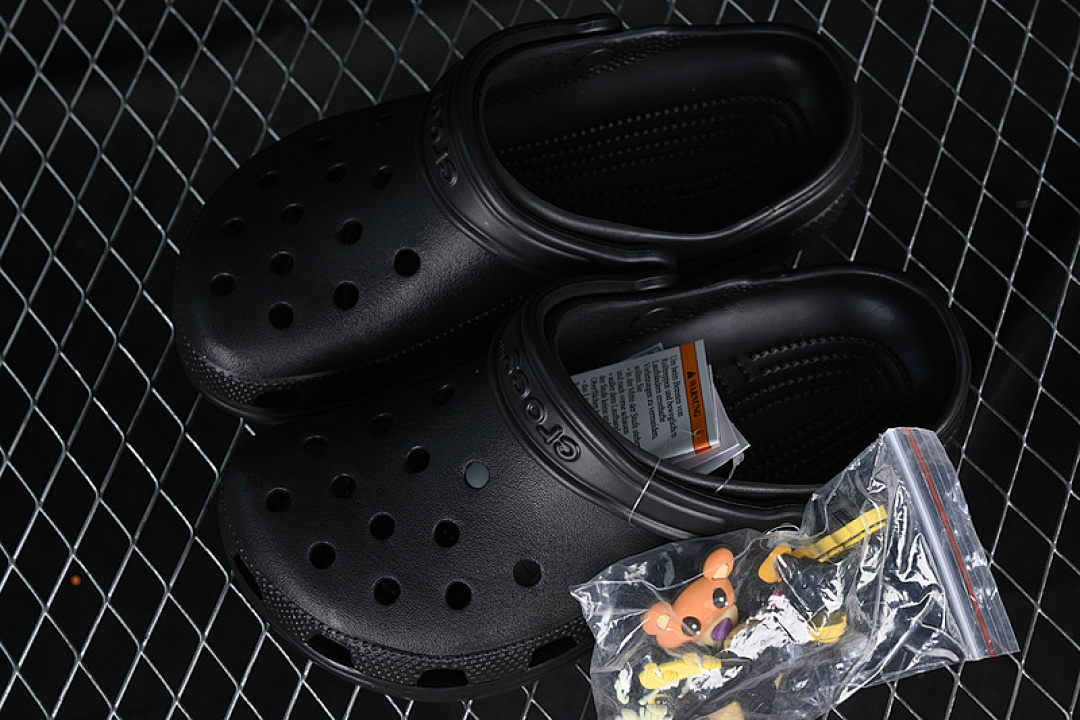 Crocs [CROCS DUAL PURPOSE BEACH HOLE SANDALS BLACK]-[WOMAN:34-39]-[MAN:40-46] - Image 6