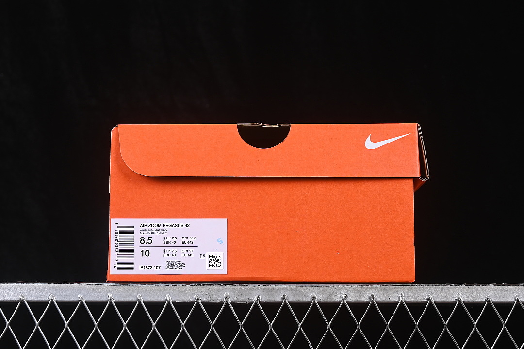 Nike [IB1873-107]-[AIR ZOOM PEGASUS 42 BREATHABLE SHOES NAVY BLUE/GREEN]-[WOMAN:36-39]-[MAN:40-46] - Image 11